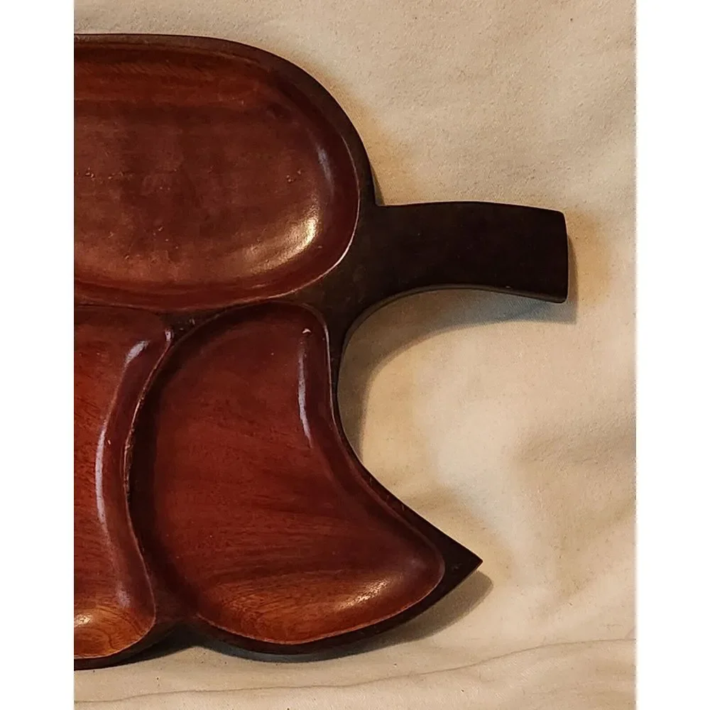 Haiti Mahagony Large‎ Serving Dish Platter Tray 24